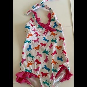 Garnet Hill horse swim suit